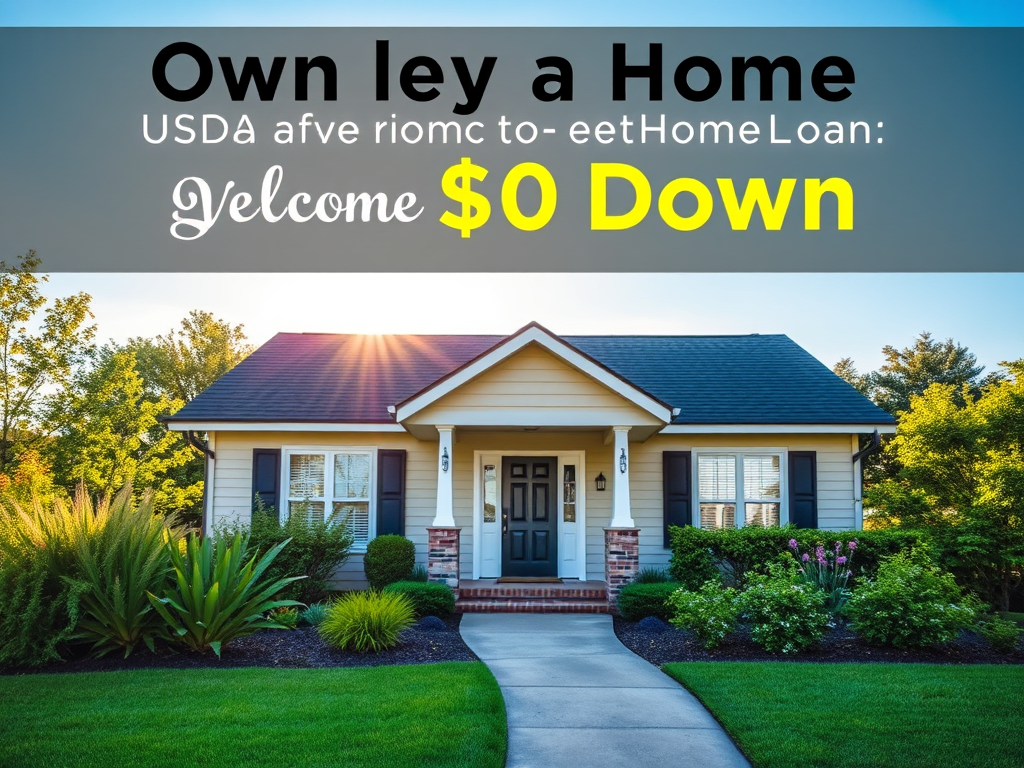 Own a Home with $0 Down — Explore USDA Loans with&nbsp;eHomeLoan